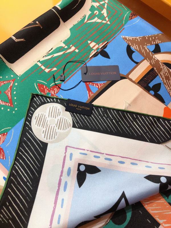 LV silk scarf 90X90cm E01 (25)